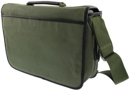 Bodhi Men's Military Laptop Messenger, Army/Black