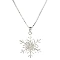Sterling Silver Snowflake Pendant Necklace