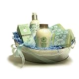 L'Epi de Provence French Soap - Hand Cream - Body Cream - Foam Bath Gift Basket - Ocean Seaweed