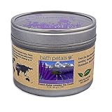 Bath Petals Naturals - French Alpine Lavender Soy Travel Candle 3 oz. 22 hr. (85 g) by 