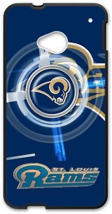 Circular rotating fashion design St. Louis Rams Htc One M7 Shell Case CoverHard Fashion Design present (Laser Technology)