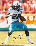 Chris Johnson Autographed/Hand Signed Tennessee Titans 8x10 Photo
