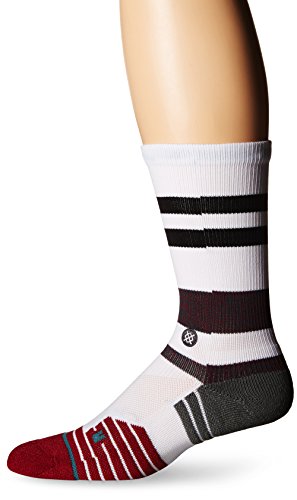 Stance Men's Tidal Light Cushion Crew Sock, Grey, Large