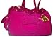 Authentic Juicy Couture Crown Crystal Embroidery Daydreamer Bow Pink Bag (0691)