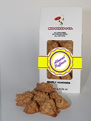 Almond PuffNuts, Gluten Free Cookie Snack, Non-GMO, Non-Dairy, All Natural, No Cholesterol, No Added Fat