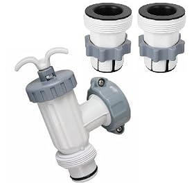 Intex Hose Conversion Adapters Kit for adaptions of Larger 2500 gph filter pump system to 16' diameter or smaller Intex pool set