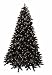 10' Pre-lit Black Ashley Spruce Artificial Christmas Tree - Clear Lights