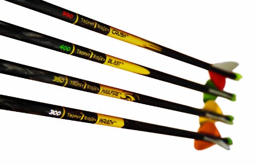 Trophy Ridge Hailfire 350 Fletched Arrows