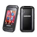 Samsung C3303 Champ Unlocked Quad-Band Touchscreen Phone with FM Radio, Stereo Bluetooth and microSD Slot - International Version - Black
