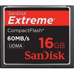 SanDisk 16GB 60MB s Extreme Compact Flash Card SDCFX-016G-A61 (US Retail Package) by SanDisk