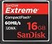 SanDisk 16GB 60MB/s Extreme Compact Flash Card SDCFX-016G-A61 (US Retail Package)