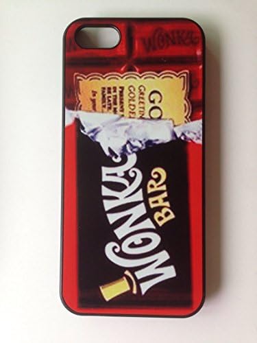 NANKY New Popular Funny Iphone Case, Wonka Bar Iphone 5 Black Iphone5/5s)