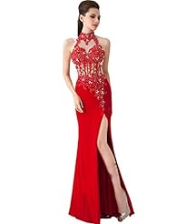 Sexy Cocktail High-Neck Evening Dress/Bridesmaid Dress/Prom Dress 