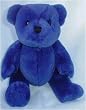 10" Dark Blue Rainbow Bear