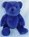 10" Dark Blue Rainbow Bear
