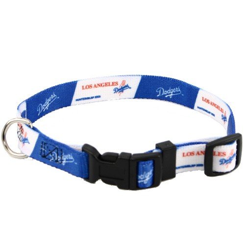 Los Angeles Dodgers SM dog pet sports collar 8-15 lb dogs