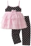 Little Lass Girls 7-16 2 Piece Skimmer Floral Set