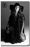 Alicia Keys (Pose, B&W) Music Poster Print - 24" X 36"
