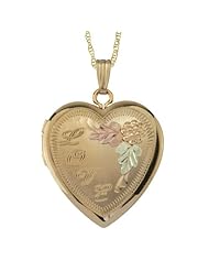 Black Hills Gold Jewelry by Coleman 10K Gold Love Heart Locket