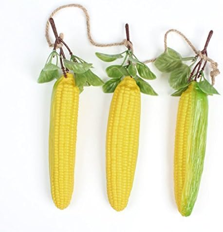 Realistic Artificial Corn Yellow Home Kitchen Party Decoration Decorative Pepper Vegetable for Photography Shooting Props