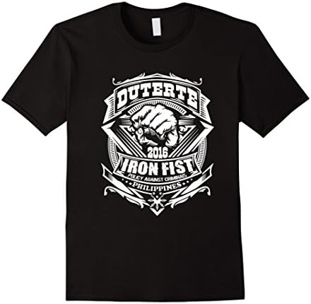 Men's DU30 T-Shirt - Duterte for president shirt Medium Black