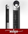 Miallegro 1760 Air Ionizer Tower Fan with Remote Control (Oscillates internally)