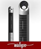 Miallegro 1760 Air Ionizer Tower Fan with Remote Control (Oscillates internally)