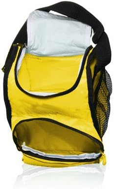 Kids Size Insulated Lunch Bag with Adjustable Shoulder Strap (Yellow)