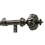 Levolor Rodeo Rod Set, Antique Pewter, 1-Inch Diameter, 36 to 66-Inch Width