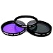 Zeikos ZE-FLK49 49mm Multi-Coated 3 Piece Filter Kit (UV-CPL-FLD)