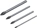 4 PIECE GLASS AND MIRROR DRILL BITS SET