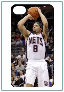 Deron Williams D Will New Jersey Nets NBA Star Player iPhone 4 iPhone4 Black Designer Hard Case Cover Protector Bumper