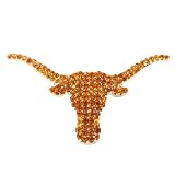 NCAA Texas Longhorns Crystal Rhinestone Pin