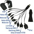 Chargeur Universel pour t�l�phone mobile et psp 13 en 1