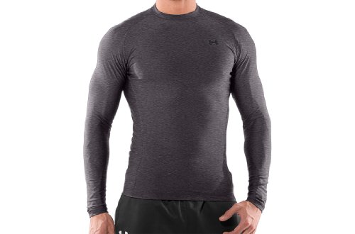 Mens ColdGear® Longsleeve Compression Crew Tops by Under Armour