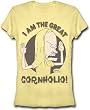 Beavis and Butthead Cornholio Now Juniors Tee