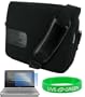 Netbook Messenger Bag + Screen Protector for Dell Inspiron Mini 10 Inch Netebook