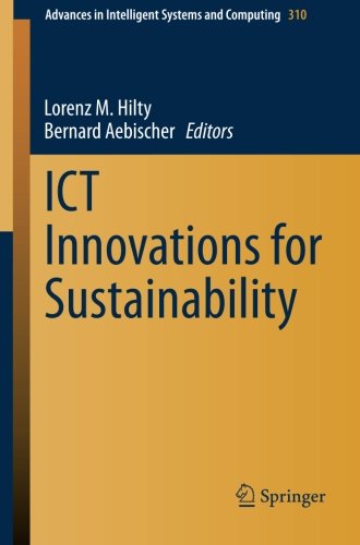ICT Innovations for Sustainability (Advances in Intelligent Systems and Computing)