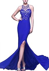 Junior Sequined Sheer Lace Beaded Organza Mermaid Evening Dress/Prom Dress/Wedding Party Dress 