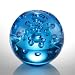 Blue 3" Glass Bubble Sphere