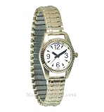 Ladies' Gold Tone Low Vision Watch