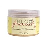 Hugo Naturals Body Scrub, Geranium Pink Himalayan Salt , 20-Ounce Jars