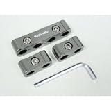 3 PC BILLET ALUMINUM ANODIZED SPARK PLUG WIRE SEPARATOR 