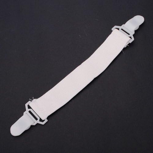 Dfunlife 4x Bed Sheet Grippers Clip Holder Fasteners Set Elastic
