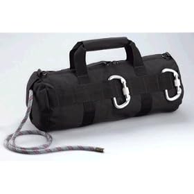 Black Rappelling Climbing Rope Gear Bag