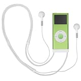 Lanyard Headphones for iPod 2nd Gen 2G Nano - White
