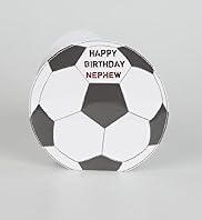 Stitched Football Nephew Birthday Card