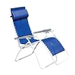 Faulkner XL Recliner Ocean Blue Mesh with Padded Arms