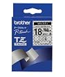 Brother TZSE4 TZ Security Tape Cartridge for P-Touch Labelers, 3/4w, Black on White