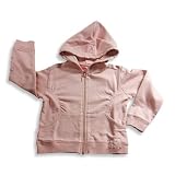 Wild Mango - Girls Long Sleeve Hoodie Jacket, Rose